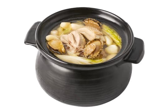 鮮甜鮑魚蒜雞湯